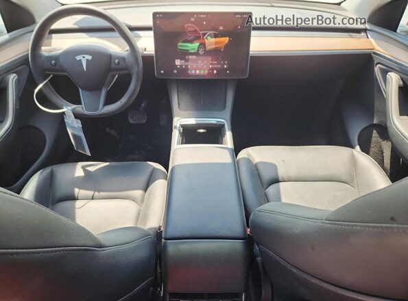 7SAYGDEE6PA159496 2023 TESLA MODEL Red Widok naklejki z numerem VIN