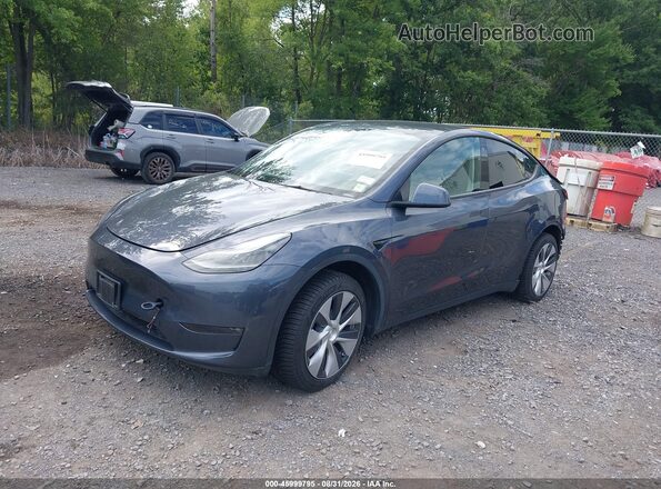 7SAYGDEE6PF664716 2023 TESLA MODEL Y Blue Передня ліва чверть