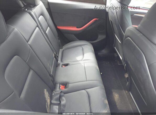 7SAYGDEE6PF741651 2023 TESLA MODEL Y Red VIN sticker view