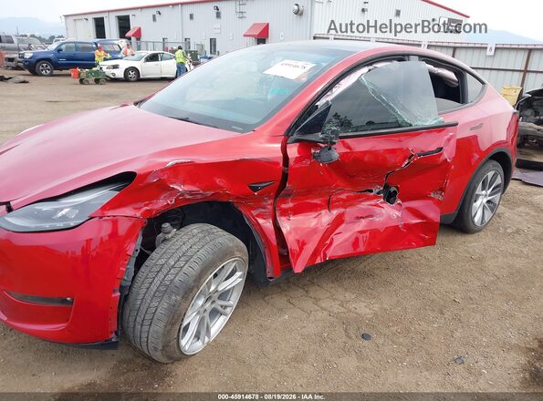 7SAYGDEE6PF741651 2023 TESLA MODEL Y Red Front view