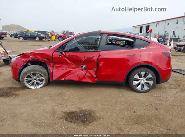 7SAYGDEE6PF741651 2023 TESLA MODEL Y Red Rear interior view