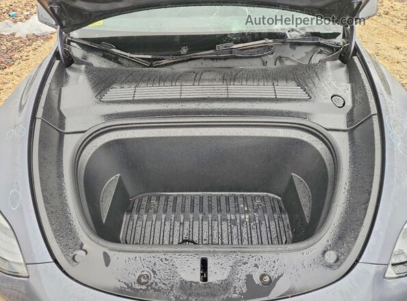 7SAYGDEE6PF944491 2023 TESLA MODEL Y Gray Вид задньої частини салону