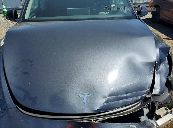 7SAYGDEE6RA321484 2024 TESLA MODEL Серый Вид задней части салона