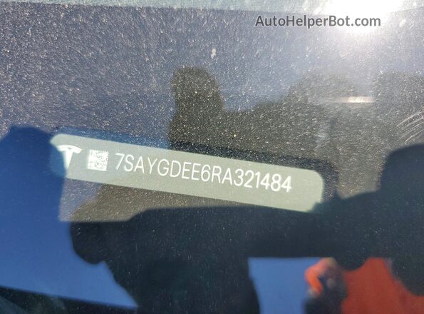 7SAYGDEE6RA321484 2024 TESLA MODEL Серый Вид подкапотного пространства