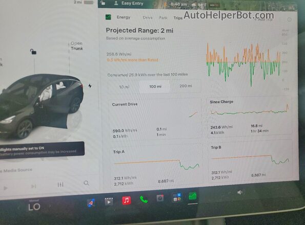 7SAYGDEE6SA341367 2025 TESLA MODEL Black Սարքավորումների վահանակի տեսք