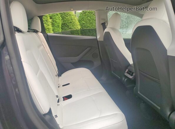 7SAYGDEE6SA341367 2025 TESLA MODEL Black Հետևի նստատեղերի տեսք