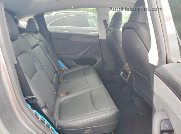 7SAYGDEE6TF323164 2026 TESLA MODEL Gray უკანა სავარძლების ხედი