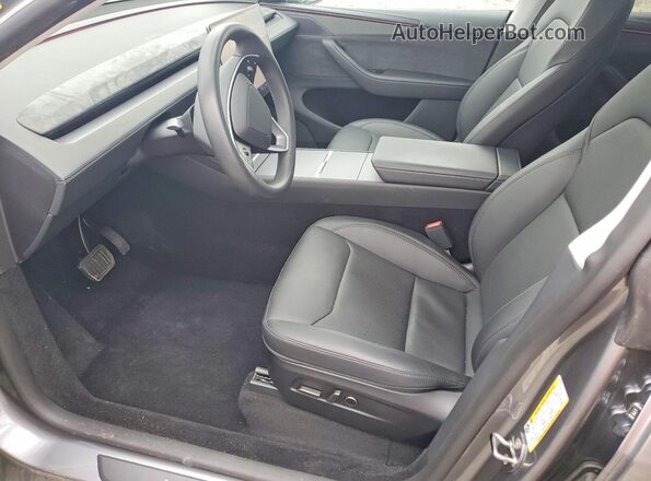 7SAYGDEE6TF323164 2026 TESLA MODEL Gray წინა სალონის ხედი