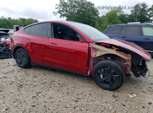 7SAYGDEE6TF449136 2026 TESLA MODEL Красный Передняя правая четверть