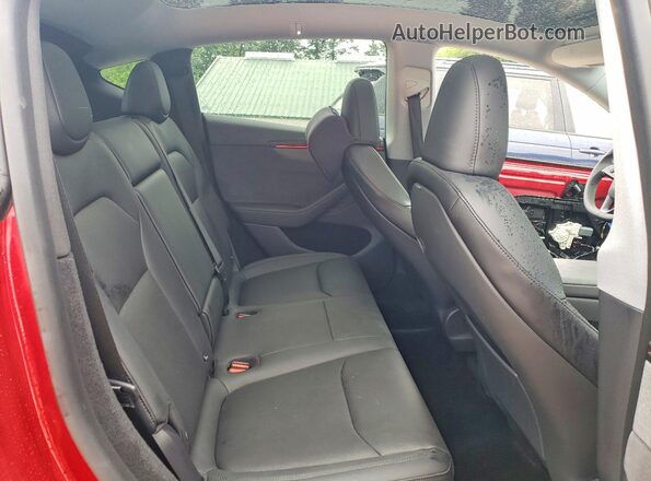 7SAYGDEE6TF449136 2026 TESLA MODEL Красный Вид задних сидений