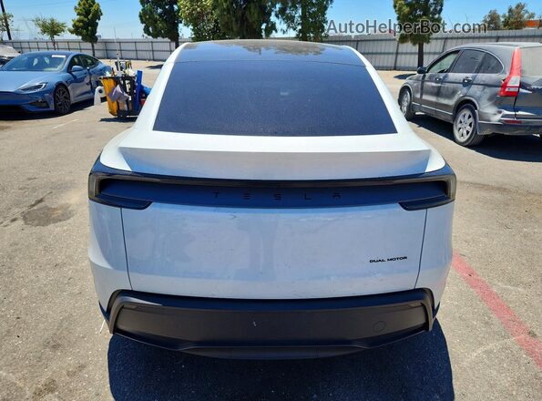 7SAYGDEE6TF577781 2026 TESLA MODEL Белый Вид сзади