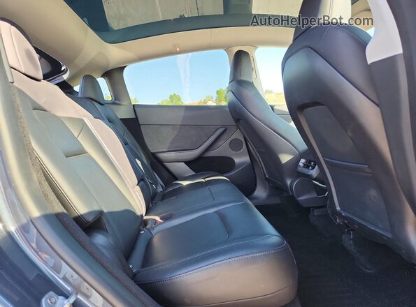 7SAYGDEE7PA027511 2023 TESLA MODEL Gray უკანა სავარძლების ხედი