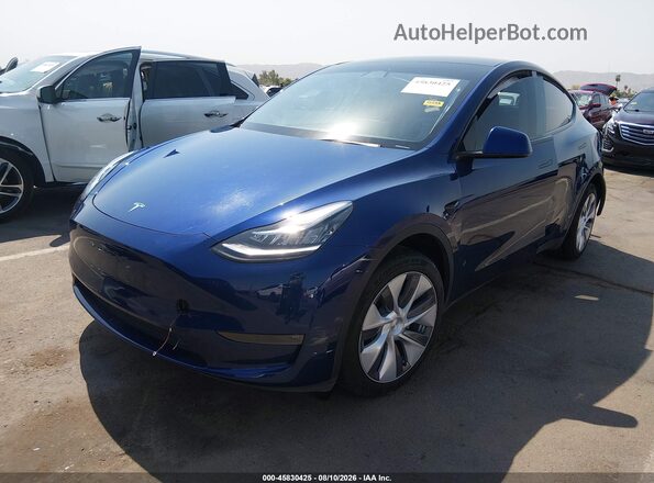 7SAYGDEE7PA126281 2023 TESLA MODEL Y Blue Front left