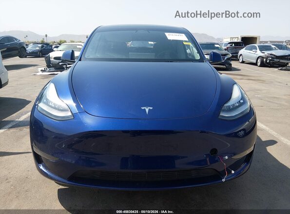 7SAYGDEE7PA126281 2023 TESLA MODEL Y Blue Dashboard view