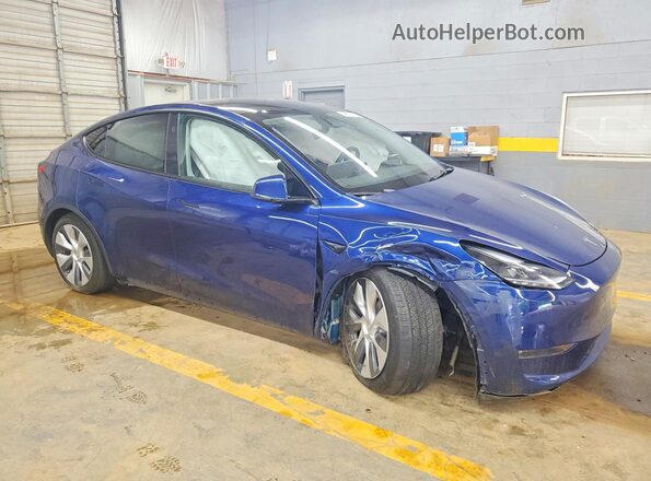 7SAYGDEE7PA177893 2023 TESLA MODEL Blue Front right