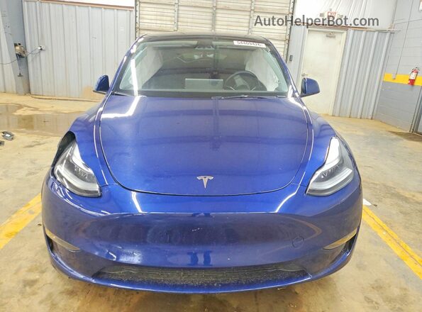 7SAYGDEE7PA177893 2023 TESLA MODEL Blue Front view