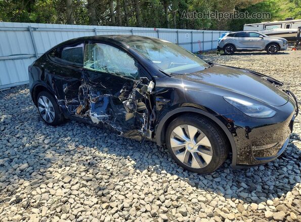 7SAYGDEE7PA188005 2023 TESLA MODEL Черный Передняя правая четверть