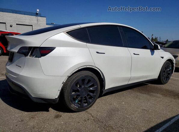 7SAYGDEE7PF598452 2023 TESLA MODEL Белый Задняя правая четверть