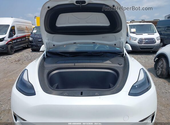 7SAYGDEE7PF703555 2023 TESLA MODEL Y White Вид ззаду