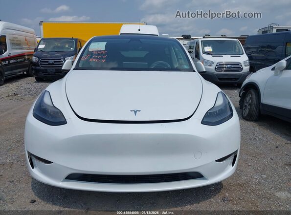 7SAYGDEE7PF703555 2023 TESLA MODEL Y White Вид щитка приладів