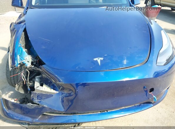 7SAYGDEE7RF031306 2024 TESLA MODEL Y Blue Հետևի տեսք