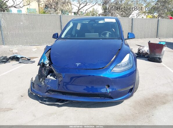 7SAYGDEE7RF031306 2024 TESLA MODEL Y Blue Սալոնի հետևի տեսք