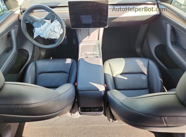 7SAYGDEE7SF238154 2025 TESLA MODEL White წინა პანელის ხედი