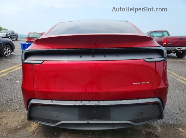 7SAYGDEE7TA476472 2026 TESLA MODEL Red უკანა ხედი
