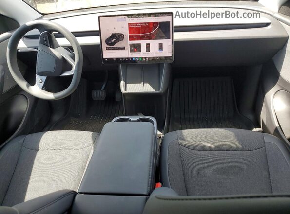 7SAYGDEE7TA636477 2026 TESLA MODEL Gray წინა პანელის ხედი
