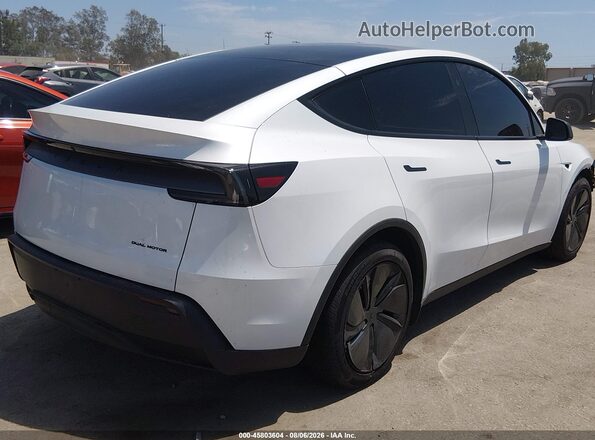 7SAYGDEE7TF582147 2026 TESLA MODEL Y White Հետևի աջ