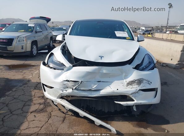 7SAYGDEE8NA012531 2022 TESLA MODEL Y White წინა ხედი