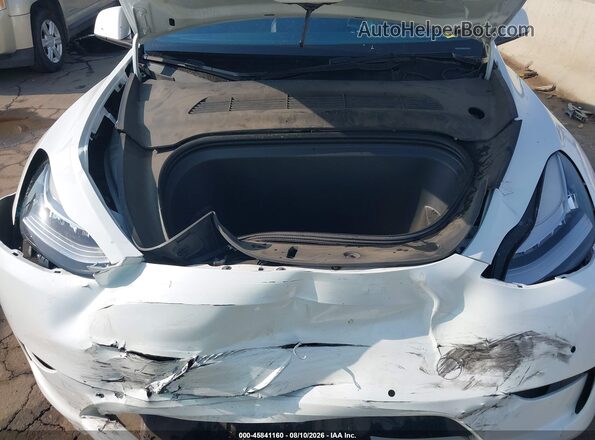 7SAYGDEE8NA012531 2022 TESLA MODEL Y White უკანა ხედი