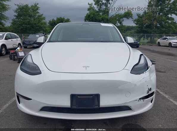 7SAYGDEE8PF593955 2023 TESLA MODEL Y White Вид панелі приладів