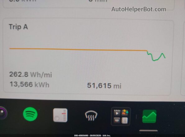 7SAYGDEE8PF593955 2023 TESLA MODEL Y White Панорамний вид салону 360°