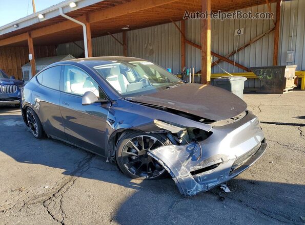 7SAYGDEE8PF783884 2023 TESLA MODEL Серый Передняя правая четверть
