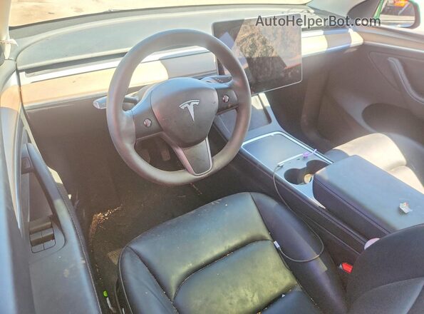 7SAYGDEE8PF863637 2023 TESLA MODEL Blue Առջևի վահանակի տեսք