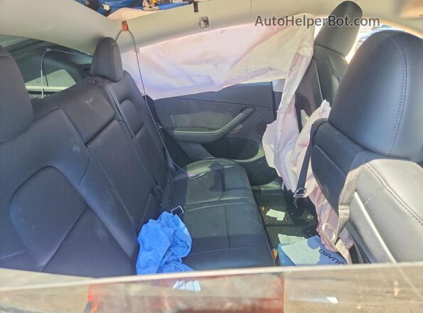 7SAYGDEE8PF863637 2023 TESLA MODEL Blue Հետևի նստատեղերի տեսք
