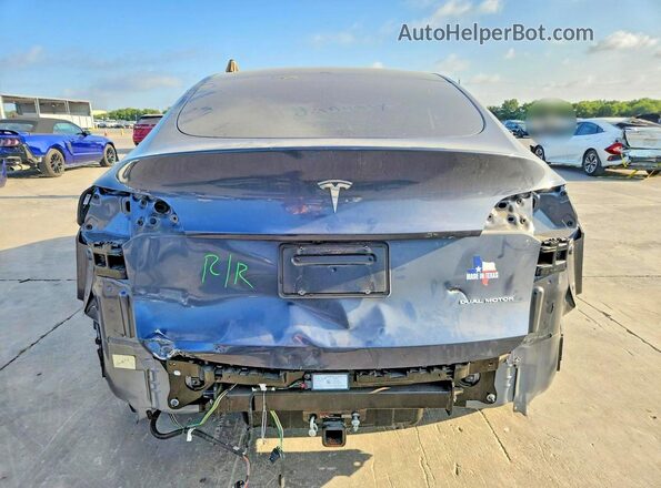 7SAYGDEE8PF868725 2023 TESLA MODEL Gray Widok z tyłu