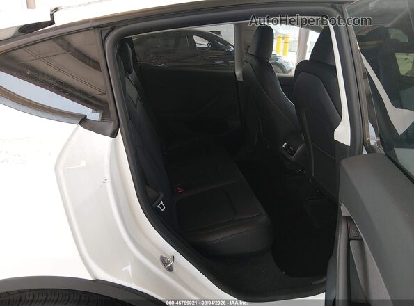 7SAYGDEE8PF886805 2023 TESLA MODEL Y White Vista de la etiqueta del VIN