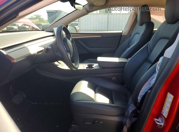 7SAYGDEE8PF928230 2023 TESLA MODEL Red Vista interior delantera