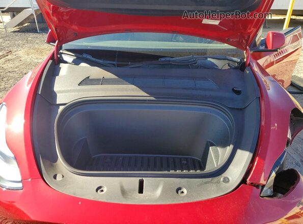 7SAYGDEE8PF928230 2023 TESLA MODEL Red Vista del compartimento del motor