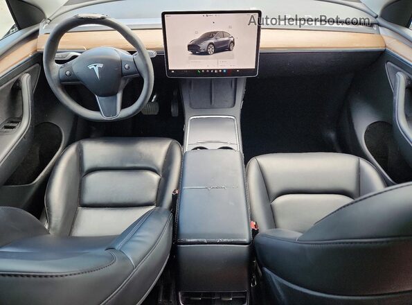 7SAYGDEE8PF935484 2023 TESLA MODEL Gray წინა პანელის ხედი