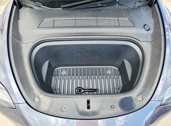 7SAYGDEE8PF935484 2023 TESLA MODEL Gray უკანა სალონის ხედი