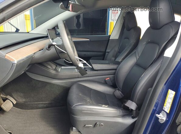 7SAYGDEE8RF985661 2024 TESLA MODEL Blue Սալոնի դիմացի տեսք