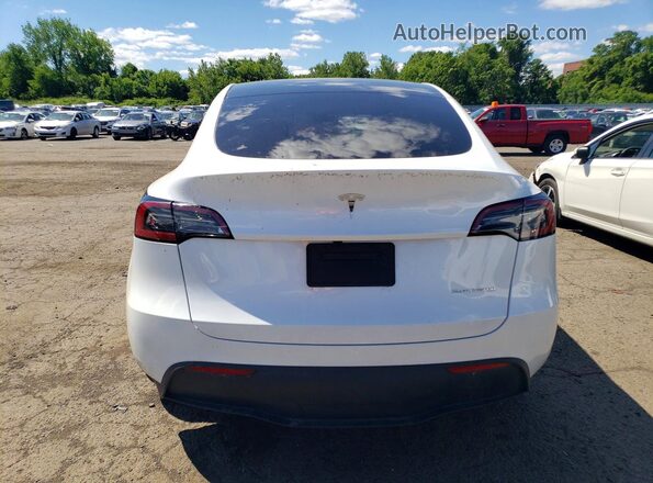 7SAYGDEE8SA342178 2025 TESLA MODEL Белый Вид сзади