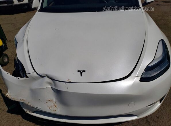 7SAYGDEE8SA342178 2025 TESLA MODEL Белый Вид задней части салона