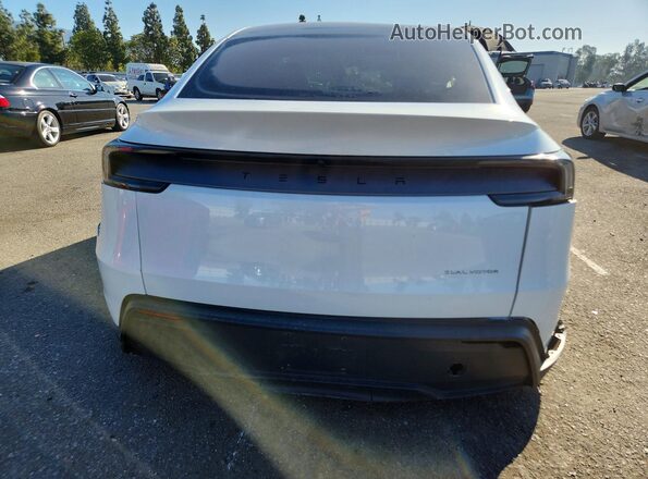 7SAYGDEE8TF515668 2026 TESLA MODEL White უკანა ხედი