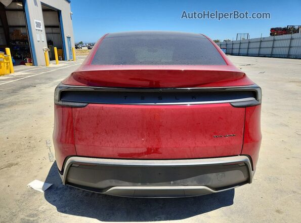 7SAYGDEE8TF619349 2026 TESLA MODEL Red Widok z tyłu