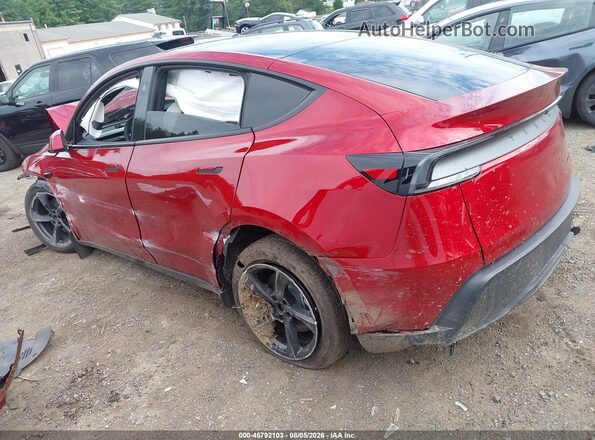 7SAYGDEE8TF652318 2026 TESLA MODEL Y Red Rear left
