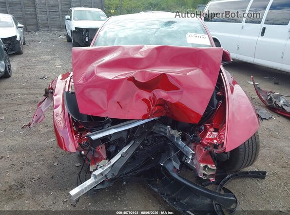 7SAYGDEE8TF652318 2026 TESLA MODEL Y Red Dashboard view